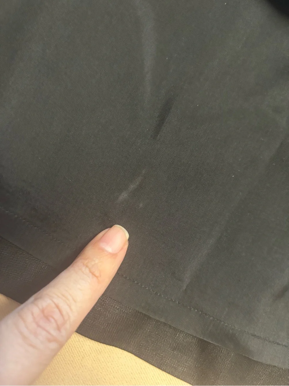 Women 100% Linen Midi A Line Skirt - Sarah Rowland - Black Cottagecore Sz‎ 12P